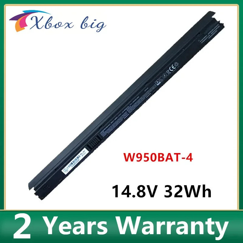 W950BAT-4 แบตเตอรี่แล็ปท็อปสําหรับ Clevo W940JU W940LU W950JU W950TU W950BU W950KU W950LU W950KL Ser