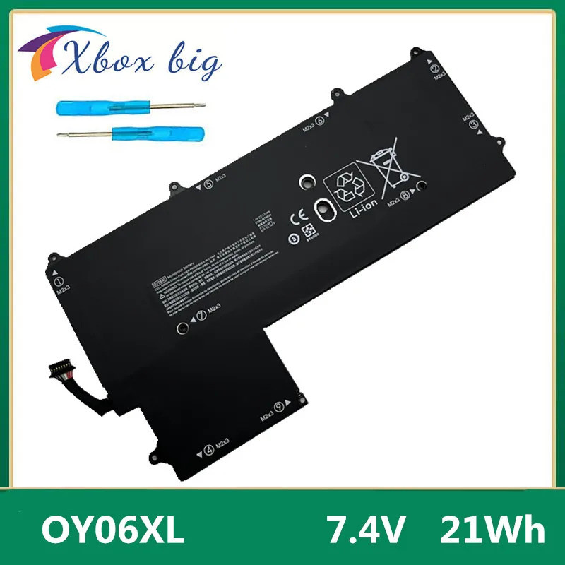 OY06XL 0Y06XL แบตเตอรี่แล็ปท็อปสําหรับ HSTNN-DB6A HP Elite x2 1011 G1 Ultrabook แล็ปท็อป 7.4V 21Wh 2