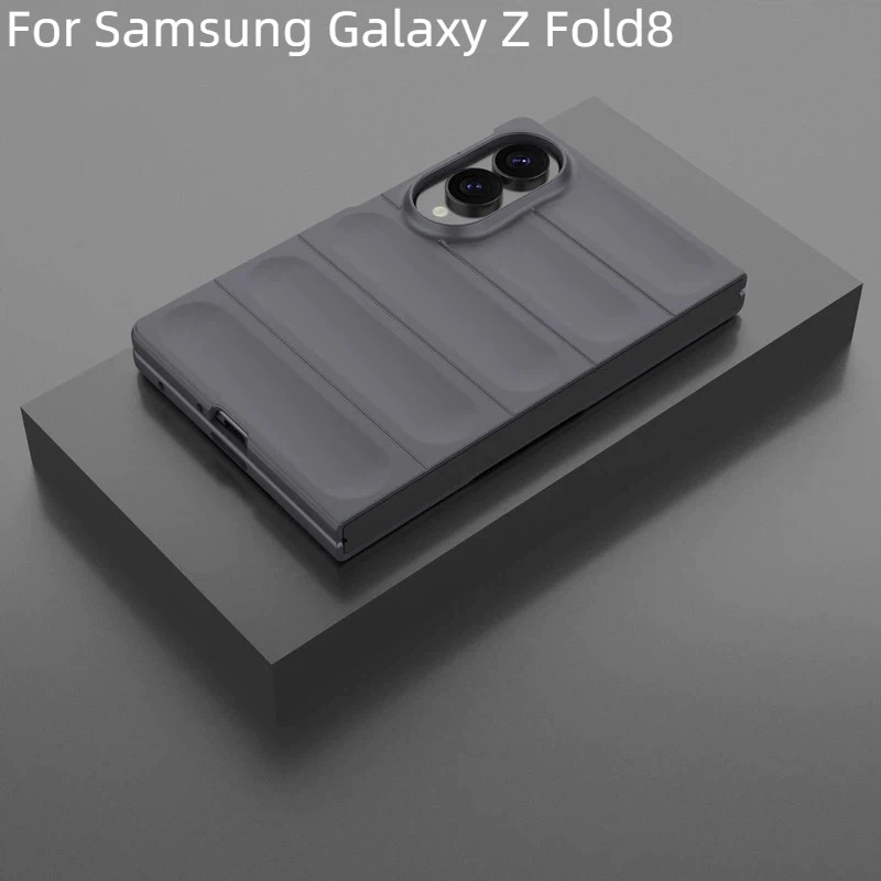 SAMSUNG สําหรับSamsung Galaxy Z Fold3 Fold4 Fold5 Fold6 Fold7 Fold8 Ultraกรณีหรูหราผิวรู้สึกMatte PC Hard Flipฝาครอบโทรศัพท์ปลอกสําหรับSamsung Galaxy Z Fold8 Ultra 7 6 5 4 3 5G