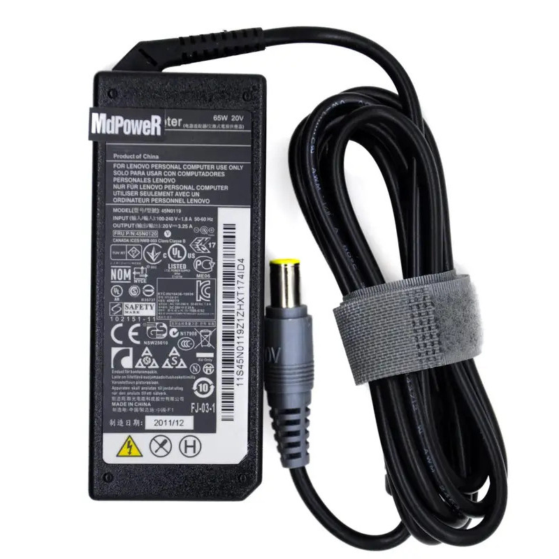 20V 3.25A อะแดปเตอร์ AC แล็ปท็อปสําหรับ Lenovo Thinkpad R60 R61 T60 T61P x220 X201i X61s x200 X60 X6
