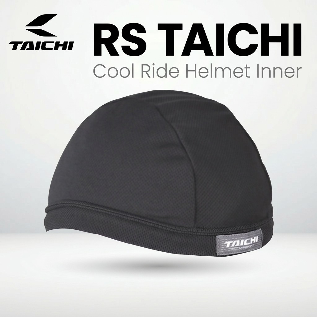 ชุดชั้นในเย็นสัมผัส RS Taichi ดูดซับความชื้น แห้งเร็ว กัน UV (RSC115) สีดำ มอเตอร์ไซค์ | RS Taichi C