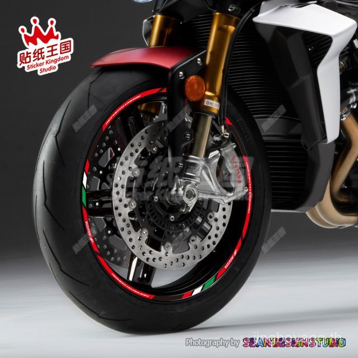 MV Agusta Agusta Agusta Augusta 675 800 1090RR F3 F4 สติ๊กเกอร์ล้อสะท้อนแสง