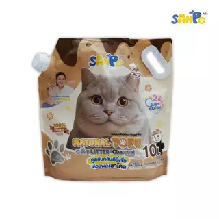 SANPO ทรายแมวเต้าหู้จากธรรมชาติ 1 ถุง ขนาด 10 L