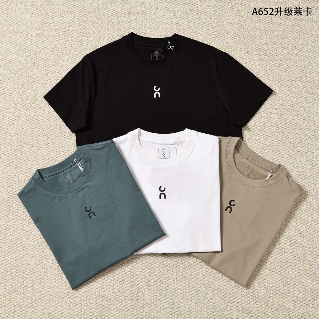 6โอ๊ก บนฤดูร้อนผู้ชายเสื้อยืดคอกลมกีฬาสันทนาการออกกําลังกายกลางแจ้งวิ่งแขนสั้นเสื้อยืดผู้ชาย 652
