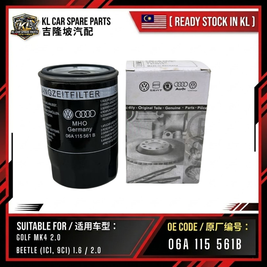 กรองน้ํามันเครื่อง 06A 115 561 B / W719/30 สําหรับ VW Golf MK4 Bora Polo Beetle Passat B5 Audi A4 B5