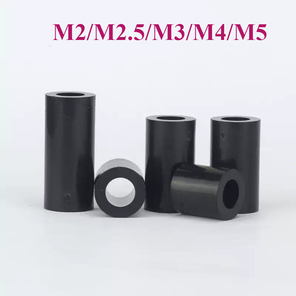คอลัมน์แยก ABS สีดําผ่านคอลัมน์แขนไนลอน, คอลัมน์แยกฉนวน M5/M6/M8 LBLLS