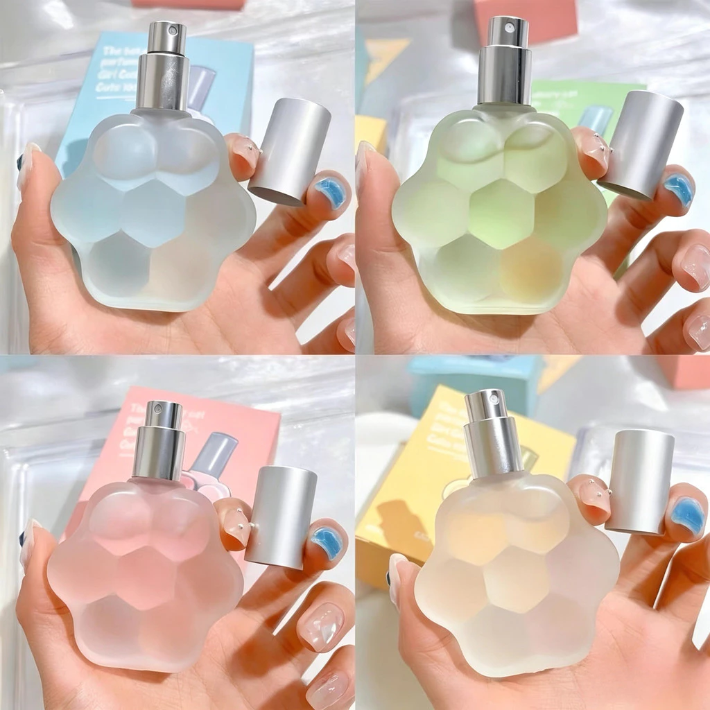 V-shop:สเปรย์น้ำหอมกลิ่นดอกไม้ YAPING 90ml กลิ่นไม่ฉุน ใช้ได้หลายสถานการณ์ น้ำหอมรูปทรงอุ้งเท้าแมว-DS0866