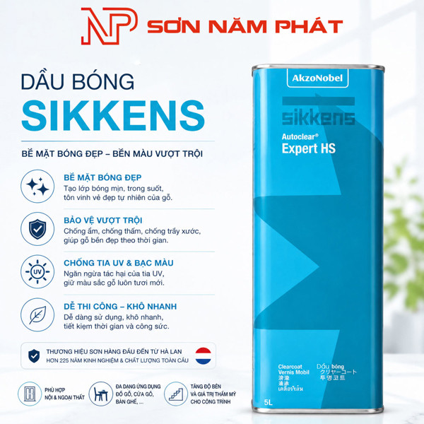 Sikkens Autoclear PRO Xpress เคลือบเงา 5L