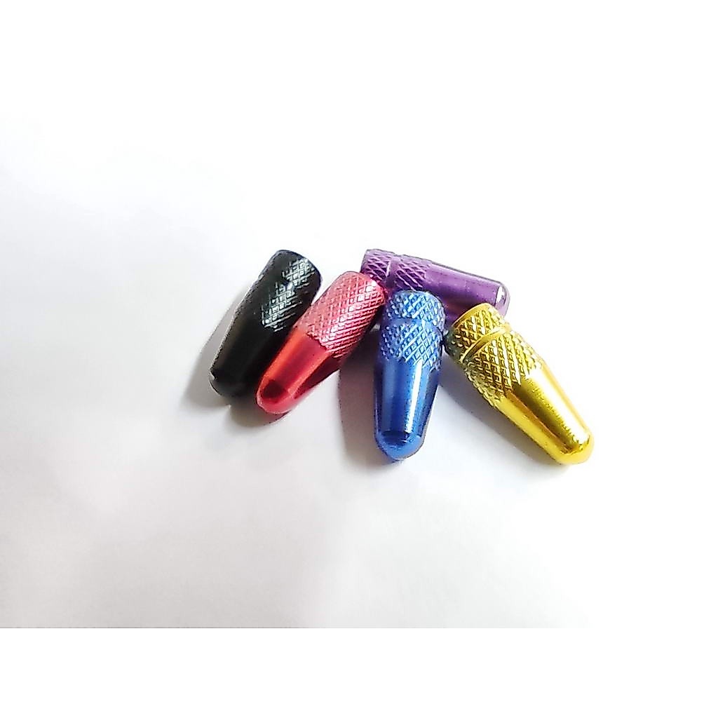 ฝาปิดจุกลมจักรยานอลูมิเนียม วาว์ลเล็ก Presta valve aluminum cap