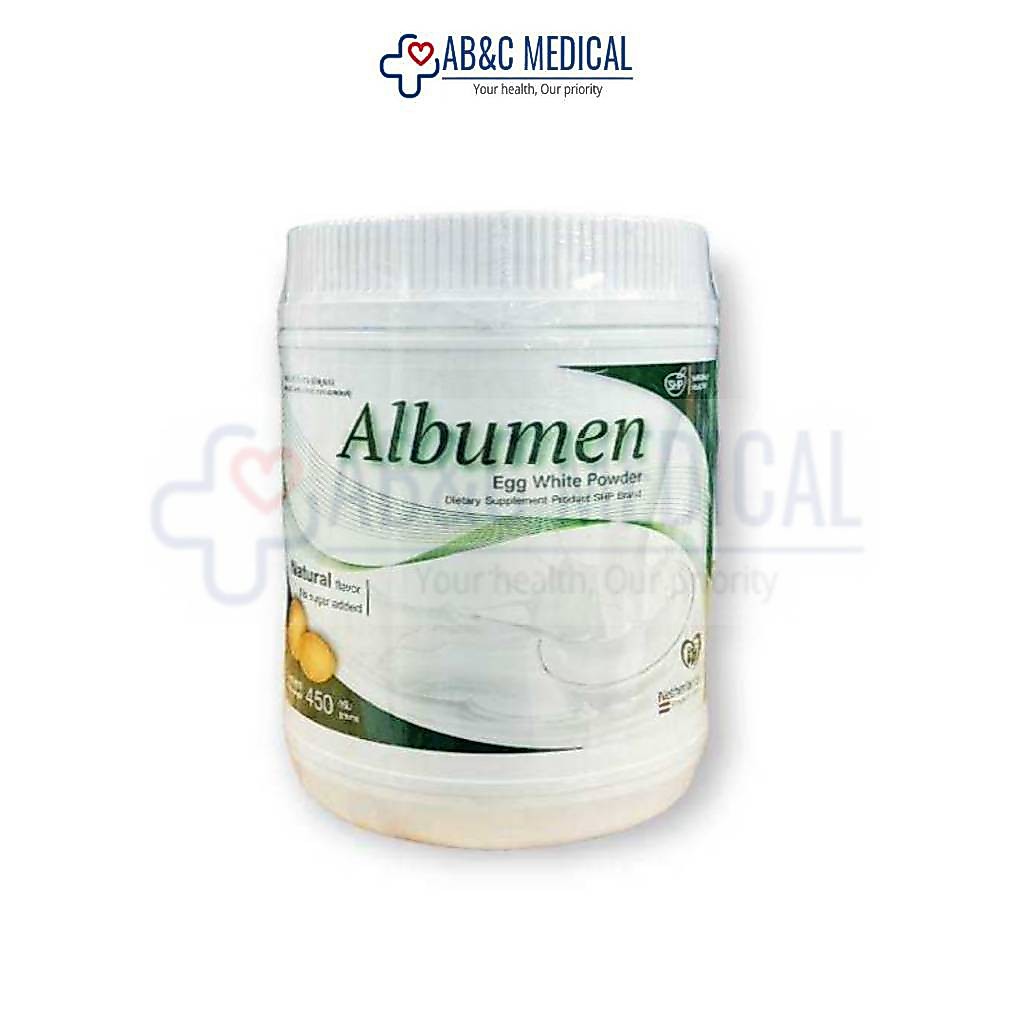 EXP:12/01/2029 Albumen ผงโปรตีนไข่ขาว (อัลบูเมน) 400g.