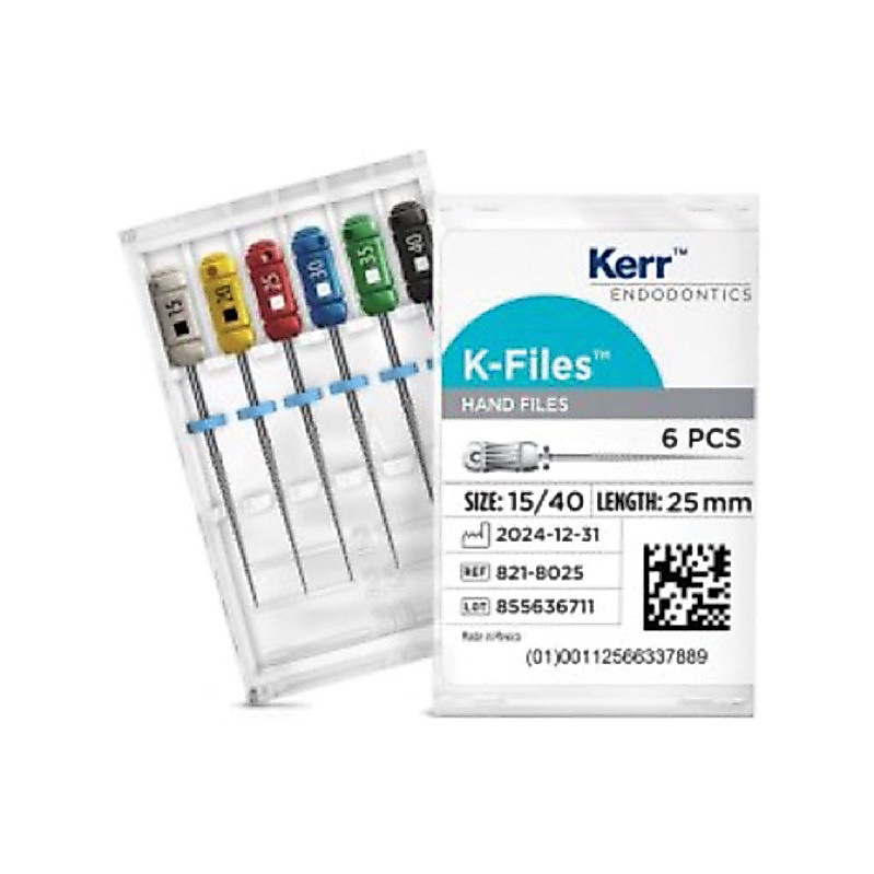 k-file (Handfile) ขยายคลองรากฟัน (กล่องนึงมี 6ตัว)