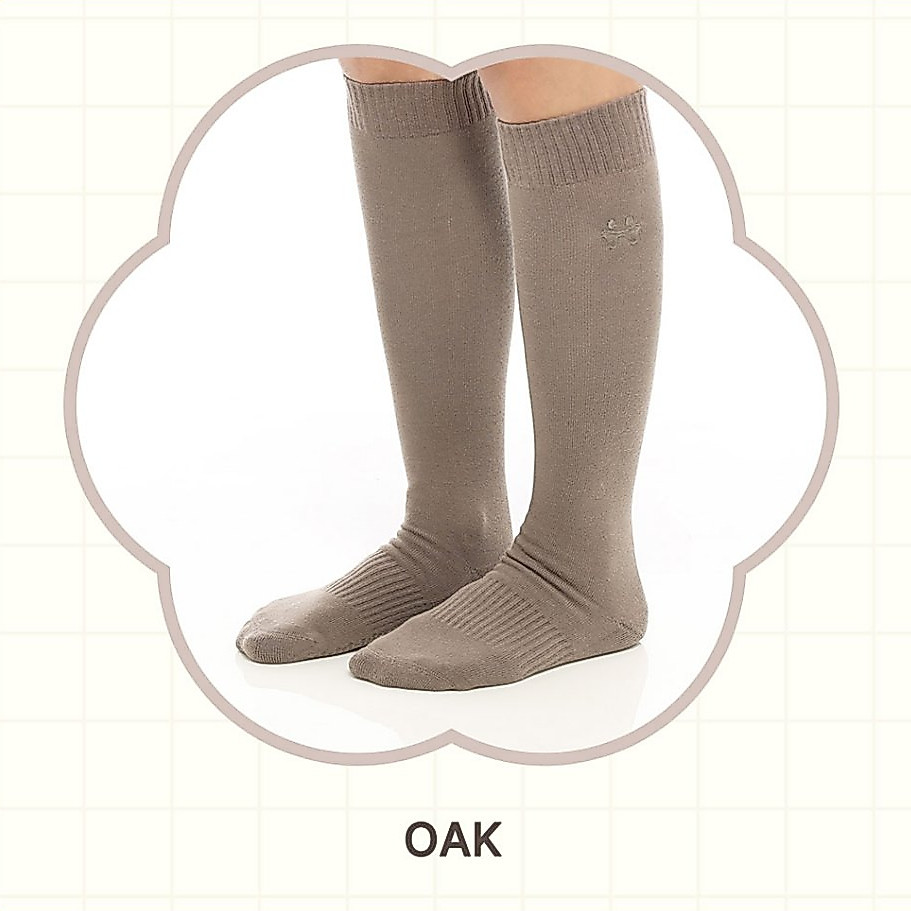 (Knee Sock) Thumb Toe Oak ถุงเท้าพิลาทิส นำเข้าจากเกาหลี