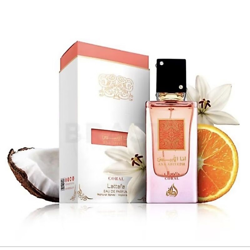ใหม่🎉Ana Abiyedh Coral by Lattafa เเท้💯ขนาด 60ml.