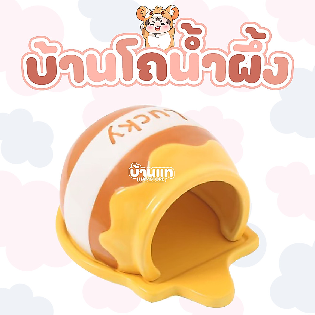 [ใหม่] บ้านหลบโถน้ำผึ้ง 2in1 แบรนด์ TAFIT บ้านเซรามิกแยกชิ้นเนื้อดีใช้งานได้ เย็น สบาย