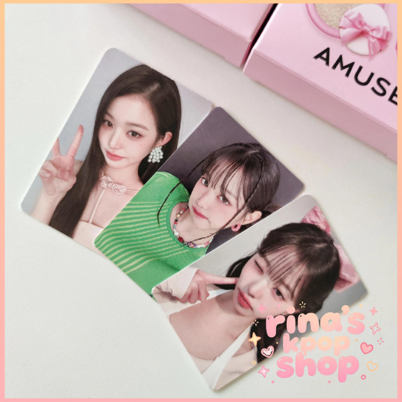 IVEs Jang Won-young AMUSE ผลิตภัณฑ์ใหม่ รับรองคุชชั่น การ์ดลิปกลอสขนาดกะทัดรัด