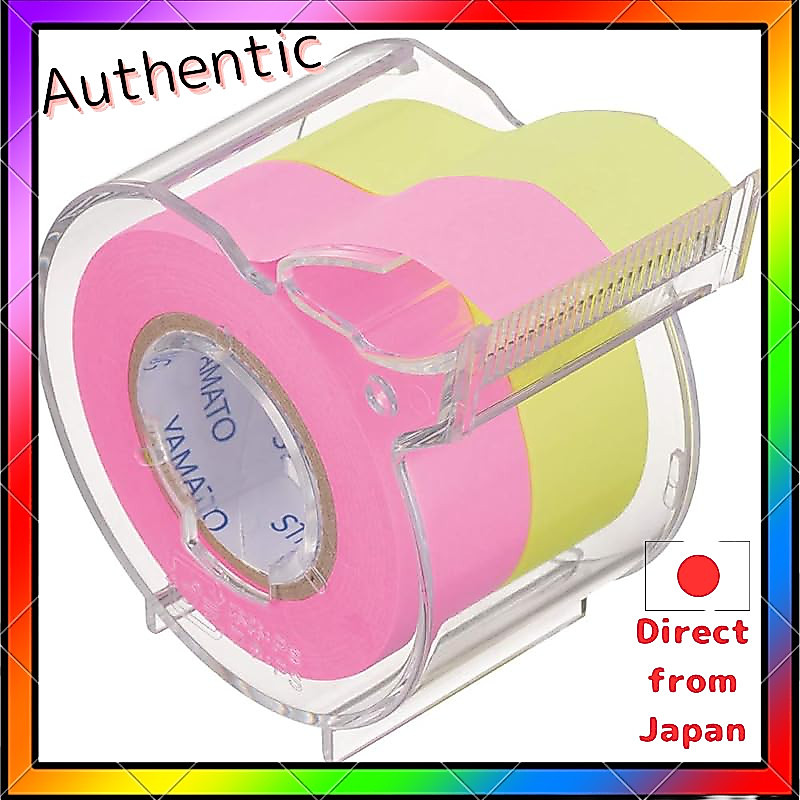 Yamato Sticky Notes Memo Roll Tape Strong Adhesive with Cutter 15mm×10m PRK-15CH-RL