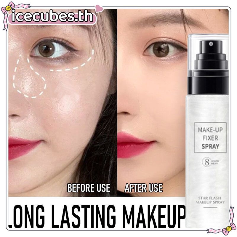 Eryababy 100ML Silver Makeup Fixer Setting Spray Lasting Setting Moisturizing Oil Control Matte Finish Spray