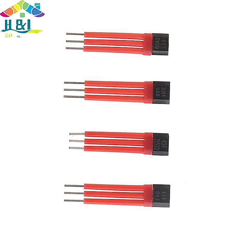 H&L 10PCS Electrocar Motor Hall Sensor 3144 41F 43F 413 ที่มีอุณหภูมิสูงฉนวนกันความร้อนแขน Hall องค์
