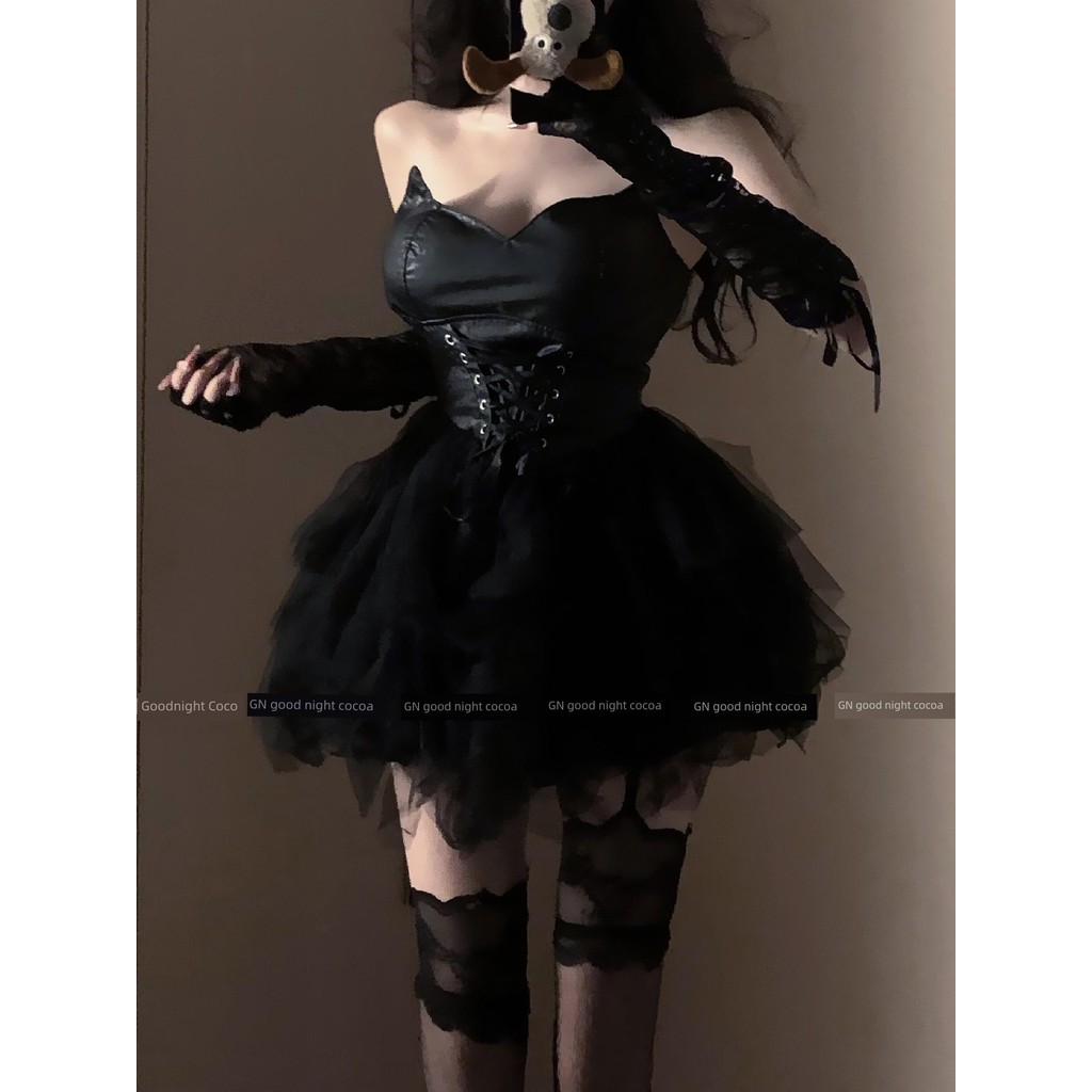 Little Devil Original Dark Dress ชุดฮาโลวีน