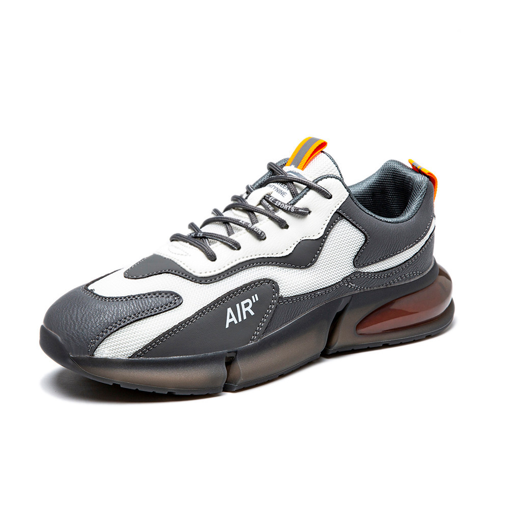 Naughtybra - Aron Grey รองเท้าผ้าใบกีฬาลําลองสําหรับผู้ชายและผู้หญิง - E35