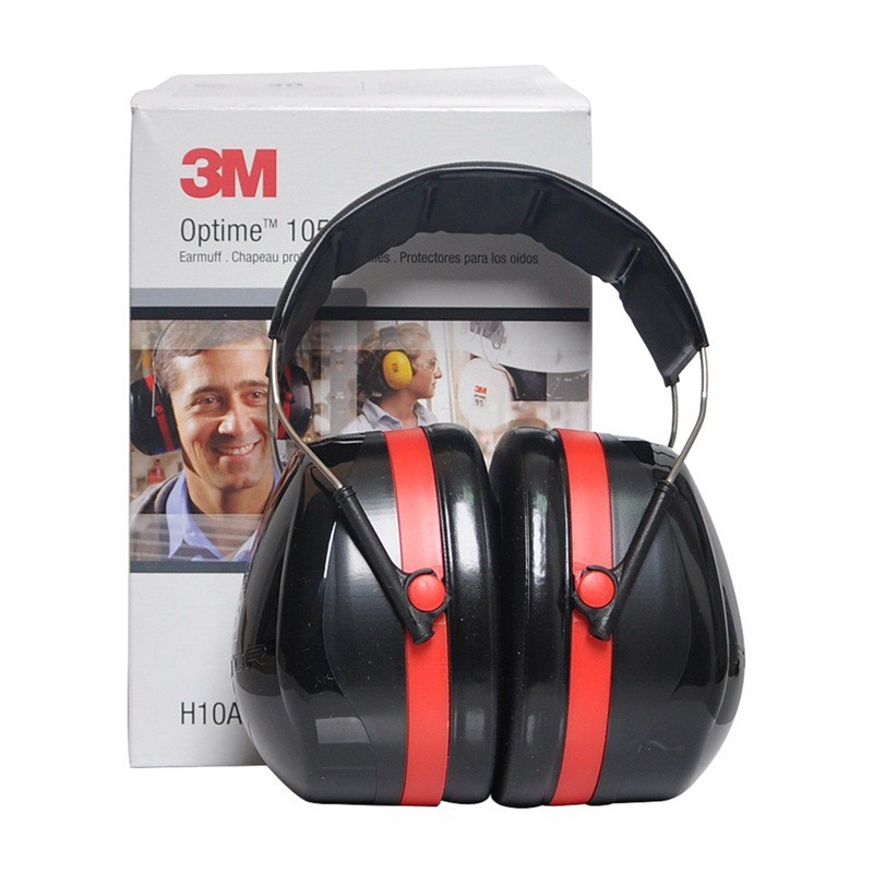 3M PELLER H10AP3E ฉนวนกันเสียงลดเสียงรบกวน Earmuffs Professional Anti-Noise Sleep Work Learning Earm
