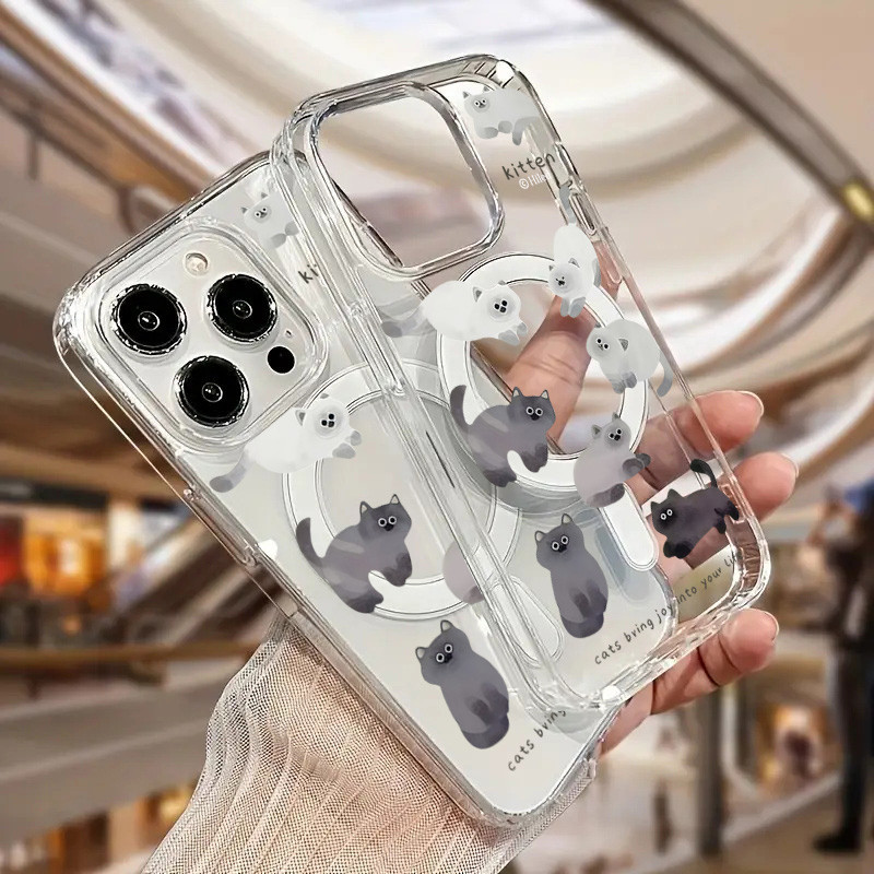 📑แม่เหล็ก เคสมือถือ เคสไอโฟนiPhone11 12pro 14plus 15 13 7P 14 อีวาน16promaxเคสโทรศัพท์ xs-XYYCK92+93