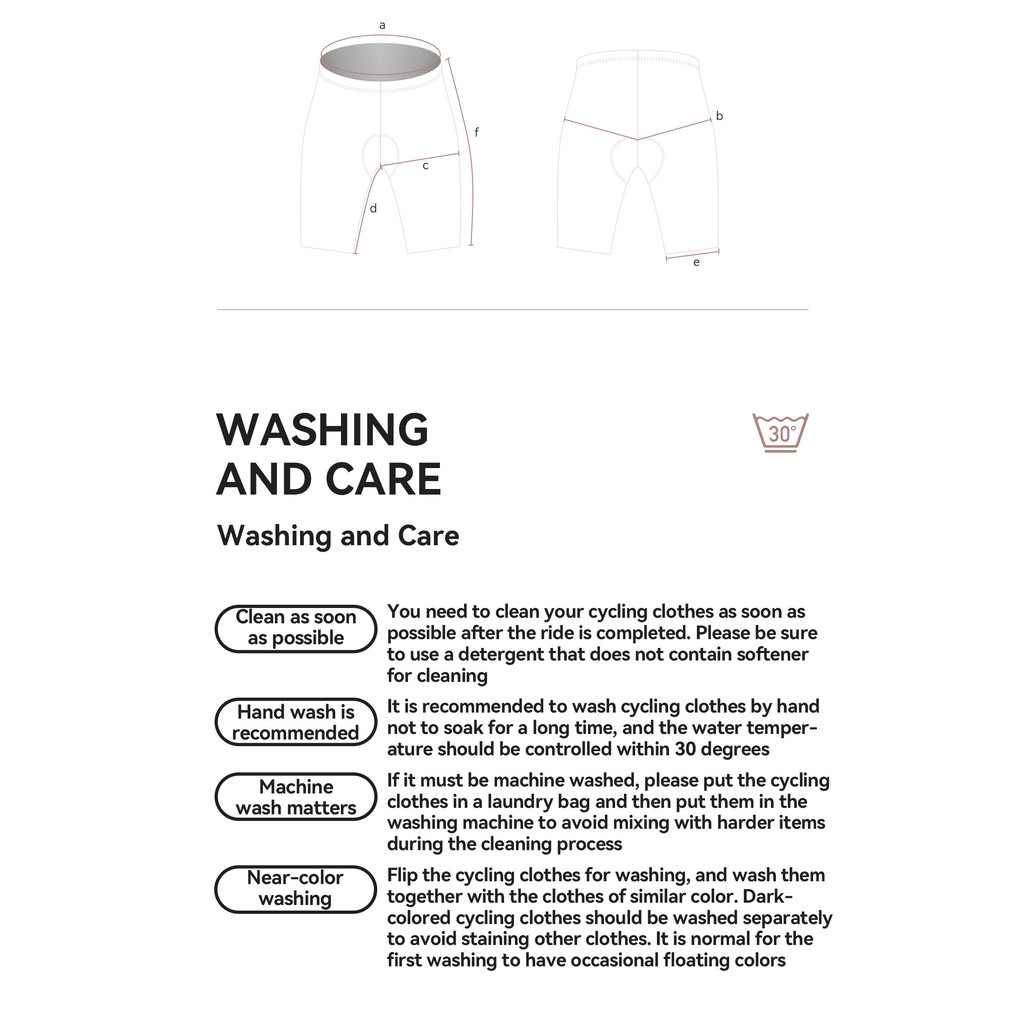ร็อคโบรส์ ทีวี กางเกงขาสั้นขี่จักรยานผู้หญิงฤดูร้อนระบายอากาศความหนาแน่นสูงฟองน้ําไม่มีรอยต่อตัดกางเกงสบายขี่จักรยานชุดชั้นในช็อกดูดซับกีฬากางเ - รูปที่ 6