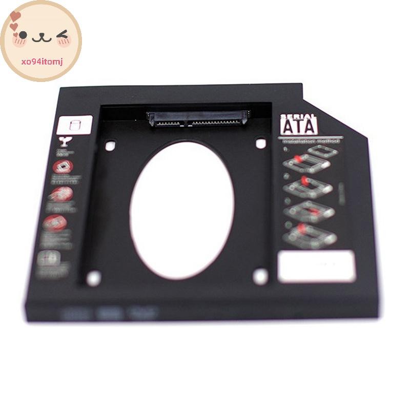 XOTOMJ พลาสติก 9.0 มม.9.5 มม.12.7 มม.HDD แคดดี้ SATA 3.0 ฮาร์ดดิสก์ไดรฟ์ SSD กล่องสําหรับแล็ปท็อป CD