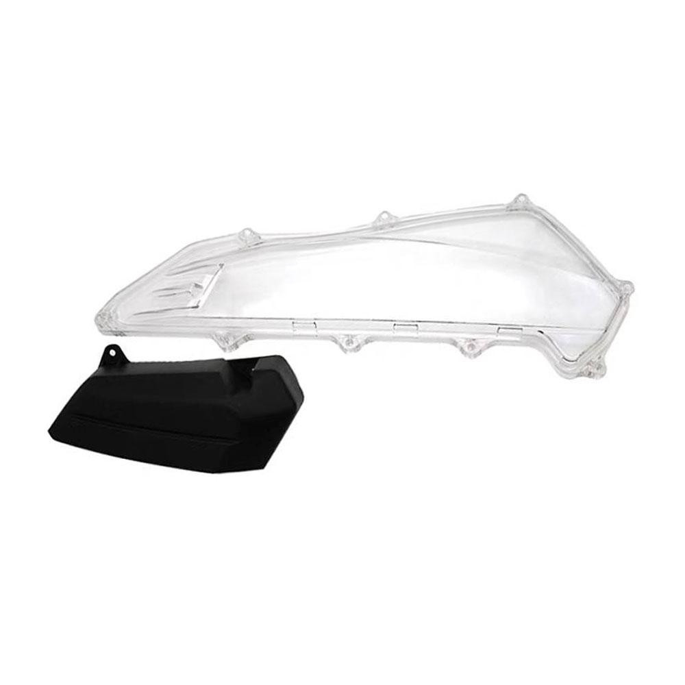 ฝาครอบกรองแต่ง xmax 300 CLEAR SMOKED  ใส่ปี 2017-2025 ใส่ไส้กรองอากาศเดิมได้ตามปกติ ของแต่งXMAX(0234