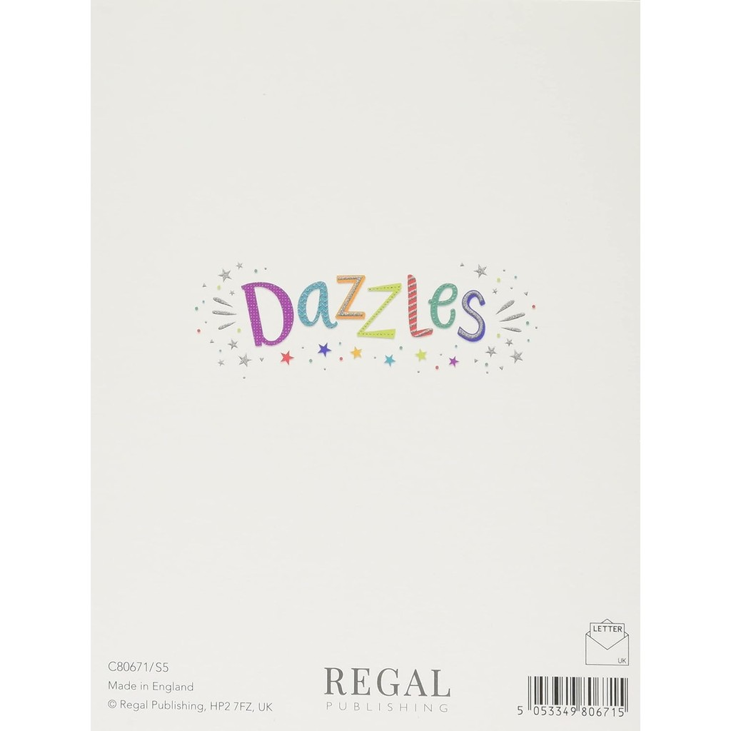 Regal Publishing Modern Birthday Card Son in Law - 8 x 6 นิ้ว - QPET