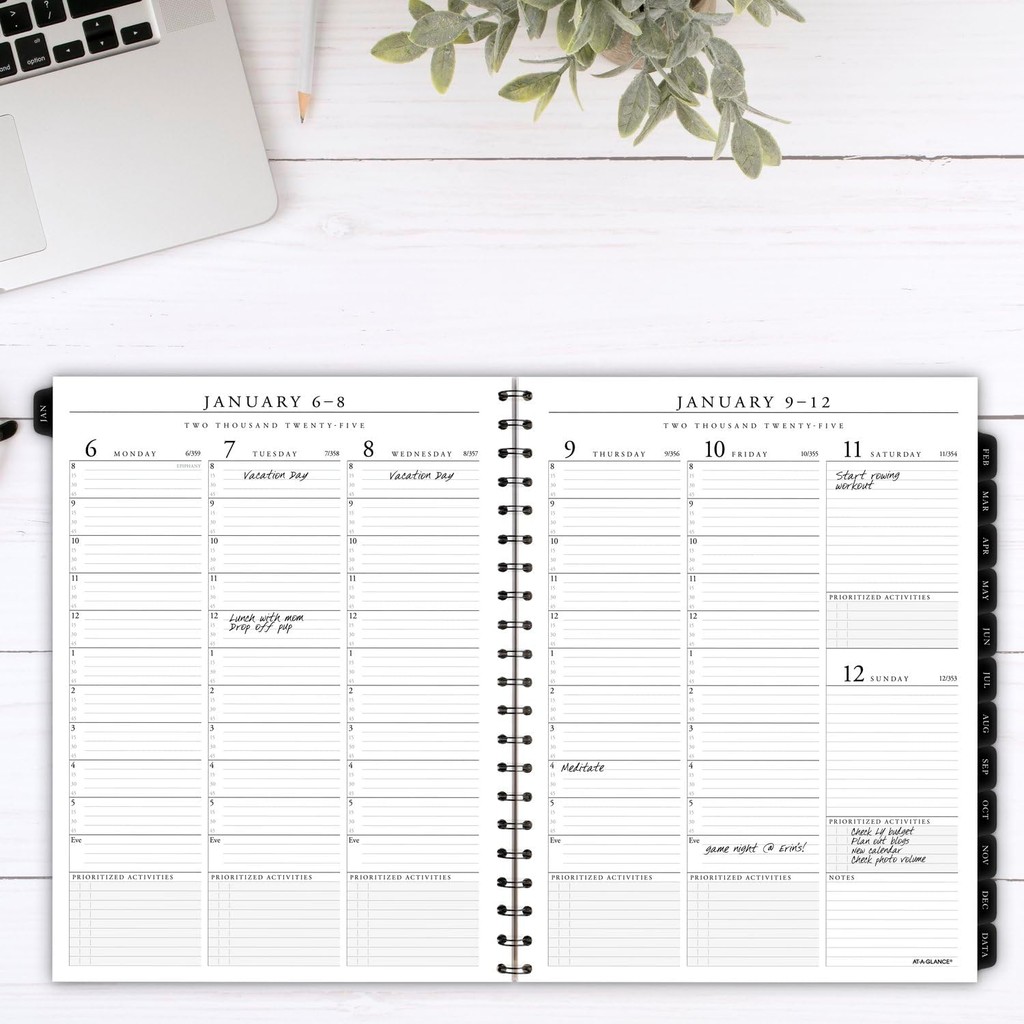 AT-A-GLANCE 2025 Executive Planner Refill, Weekly & รายเดือน, 8-1/4" x 11", ใหญ่, รีฟิลสําหรับ 70-NX