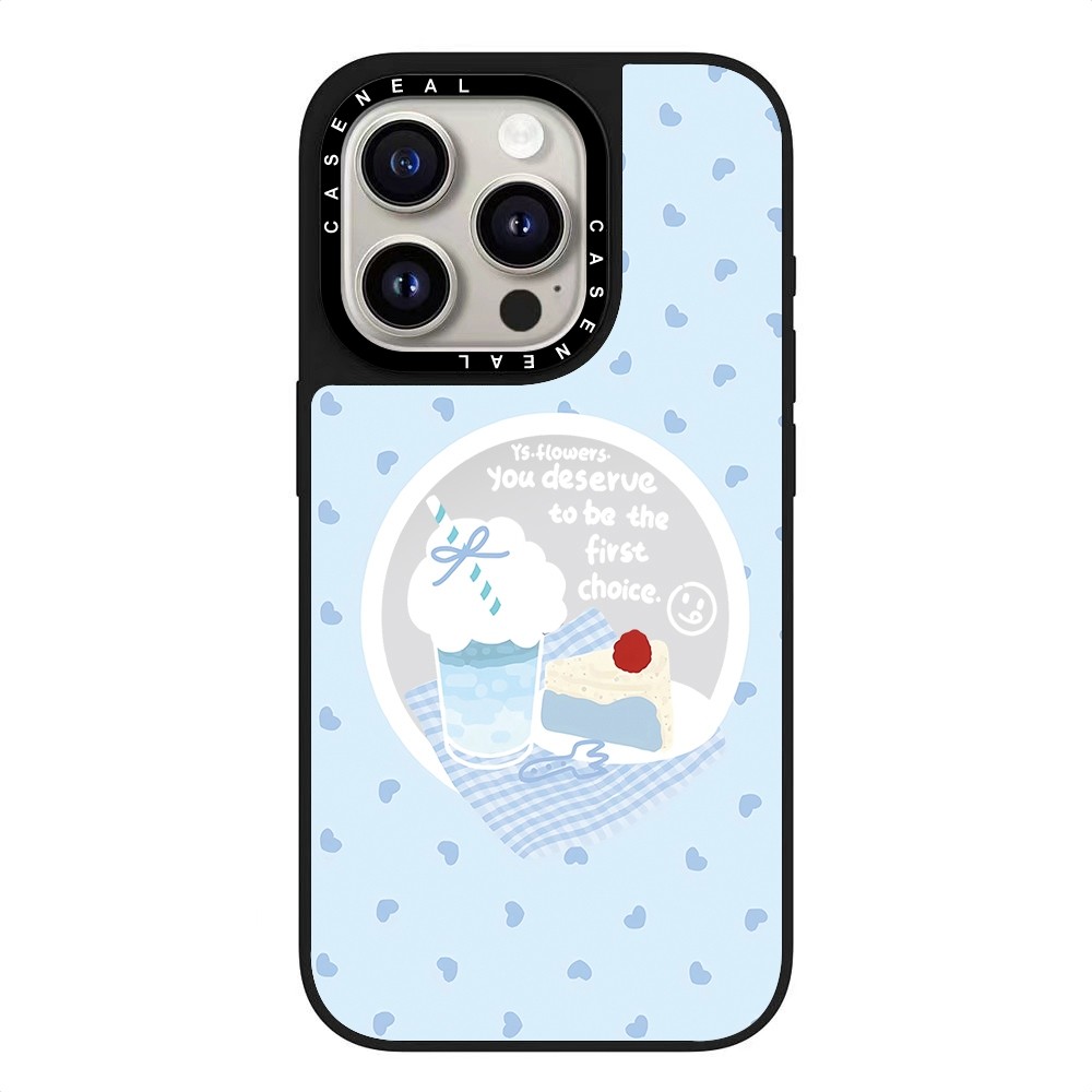 & CASENEAL รอบขนมคุณภาพสูงกระจกเคสโทรศัพท์เหมาะสําหรับ iPhone 16promax 16pro 16 plus 15 promax 14 pr