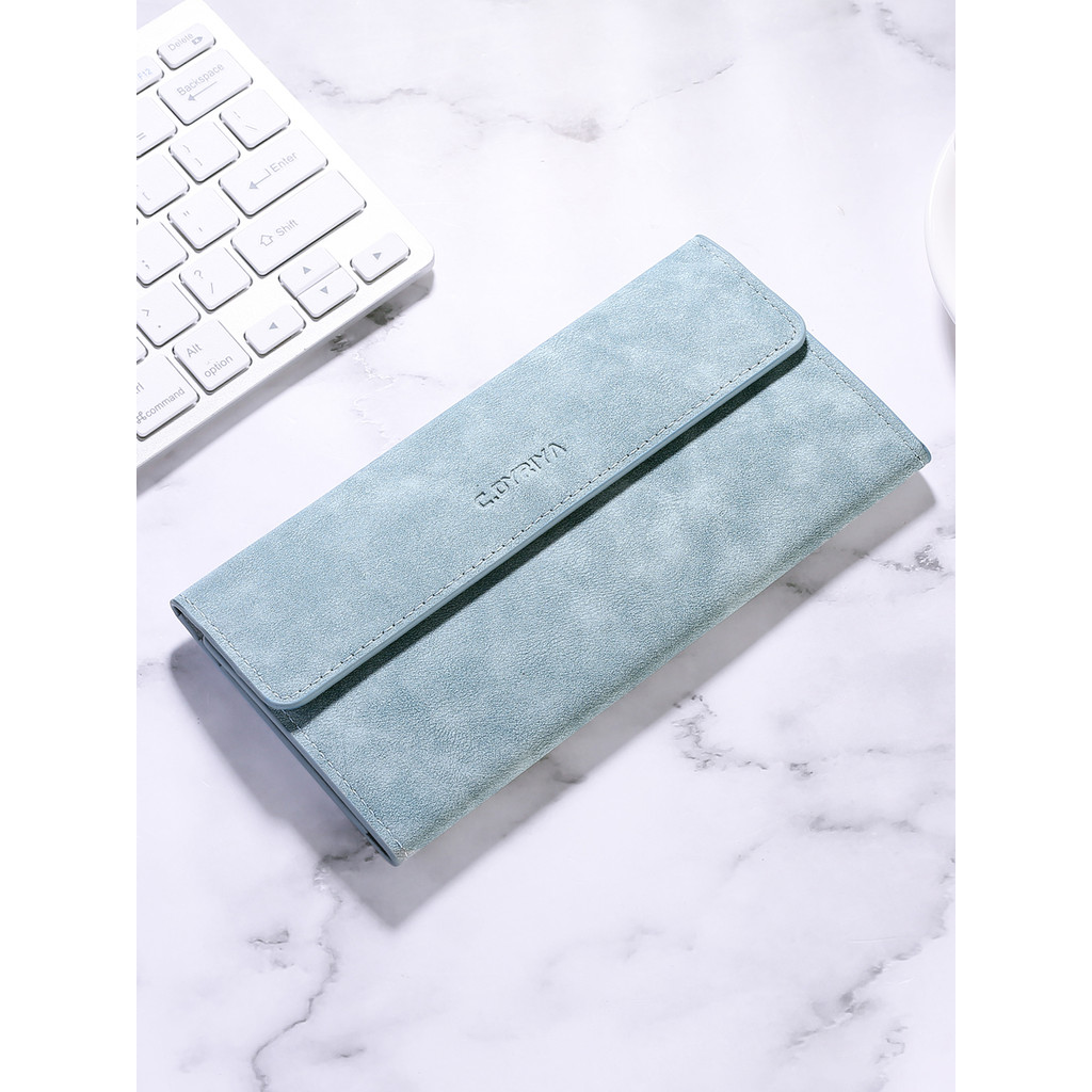 Forever young bester brand กระเป๋ กระเป๋าสตางค์ใบยาวแบบชิ้นเดียวสำหรับผู้ชาย