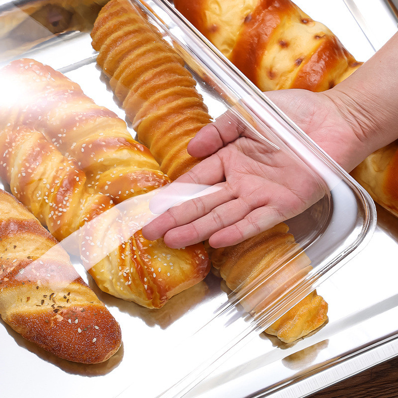 ฝาครอบอาหารใส ทรงกลม กันฝุ่น กันแมลง Food cover ฝาชีแบบใส ตกไม่แตก - รูปที่ 3