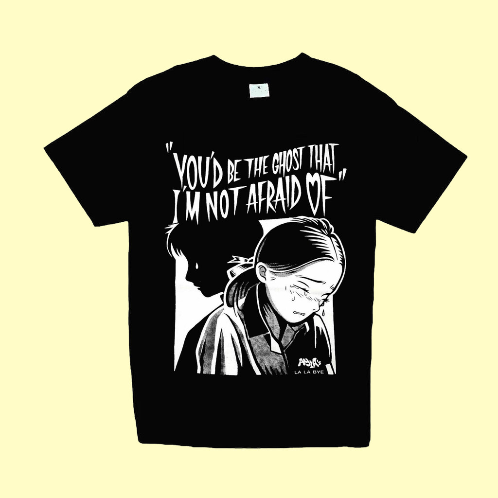 เสื้อยืดแขนสั้นสีดำ AYLAS-From Here พร้อมสต็อก ใส่สบายและสไตล์อินเทรนด์