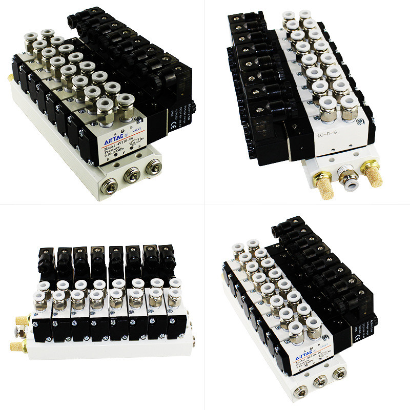 ของแท้ Yadeke 4V110-06 Two-Position Five-Way Solenoid วาล์ว 4V120-06 คอยล์ AC220V DC24V