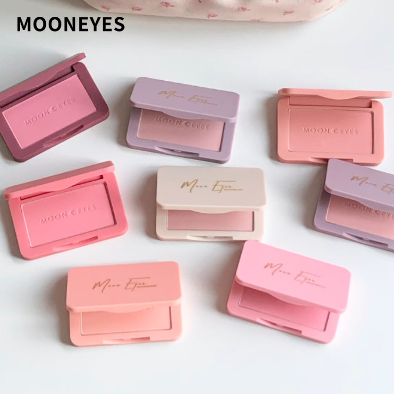 MOONEYES บลัชออน สีใหม่ บลัชออน พีช สีม่วง นู้ด เมคอัพ