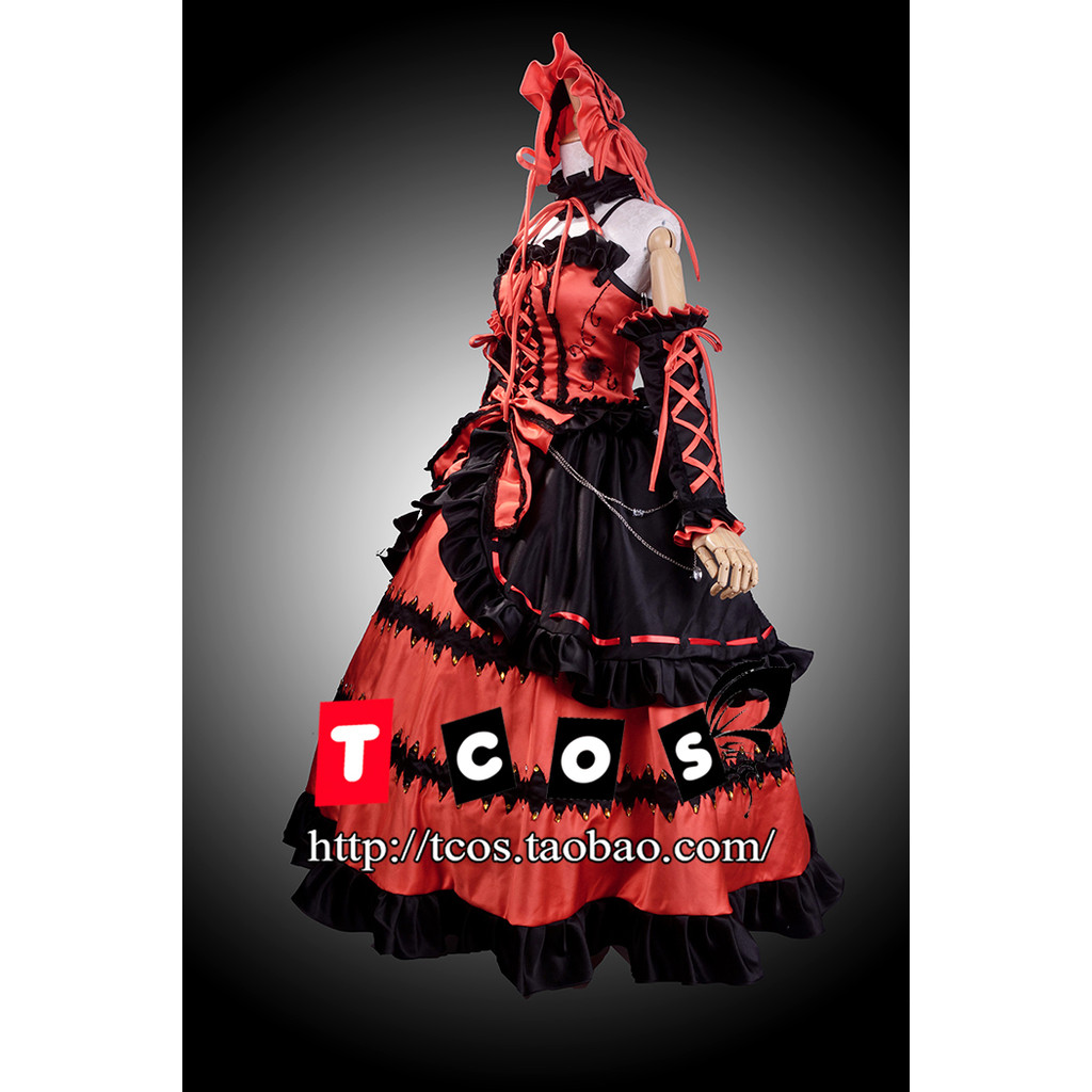 .Cosplay ตัวละคร Tokisaki จาก TCS Dating Battle และ Elf - ชุดคอสเพลย์สำหรับ 여성