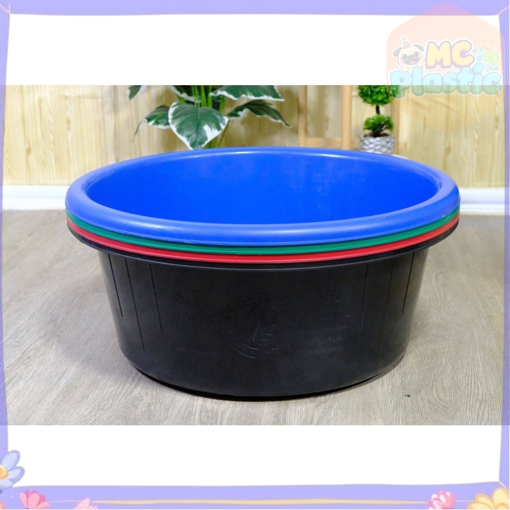 ((ตรางู)) กะละมัง ตรางู กะละมังพลาสติก กะละมังซักผ้า เบอร์72 ความจุ 60 ลิตร ขนาด 67 ซม. 🚚ส่งทุกวัน⚡