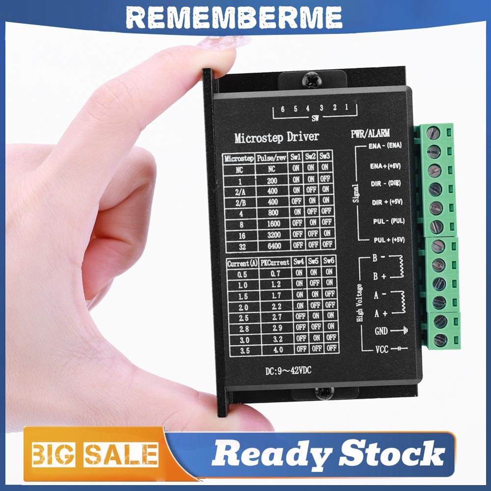 TB6600 Microstep มอเตอร์ DC940V Stepper Motor Controller 1 แกน 32 ส่วนสําหรับ Nema 42 57 86 Stepper 