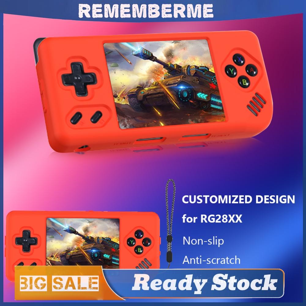 ซิลิโคนฝาครอบป้องกัน Anti-Scratch Soft Case พร้อม Lanyard Full Body Soft Protector สําหรับ ANBERNIC 