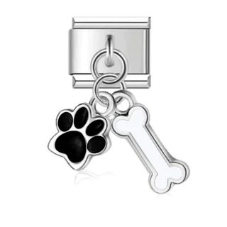 สร้อยข้อมือ Paw Series ออกแบบสไตล์อิตาเลียน วัสดุไทเทเนียม สามารถปรับแต่งได้เองตามชอบ
