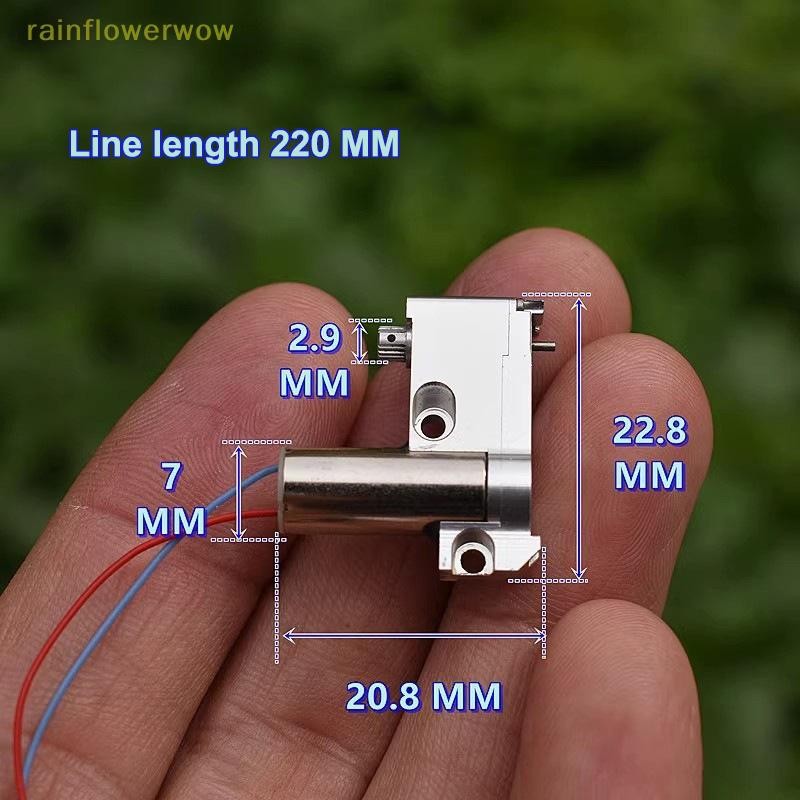 C & B 1/2Pcs DC 2V-3.7V 3V 49RPM ความเร็วช้า 716 มอเตอร์ Coreless เกียร์โลหะมอเตอร์เกียร์ 6g รถเรือ 