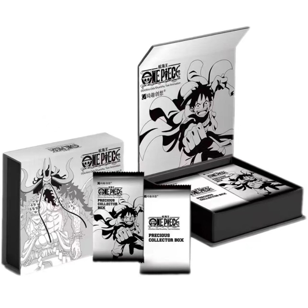 ทั้งกล่องของแท้พร้อมฉลากแมว One Piece Zhizhen Edition Collection Card Mystery Box การ์ดสองมิติ 9.9