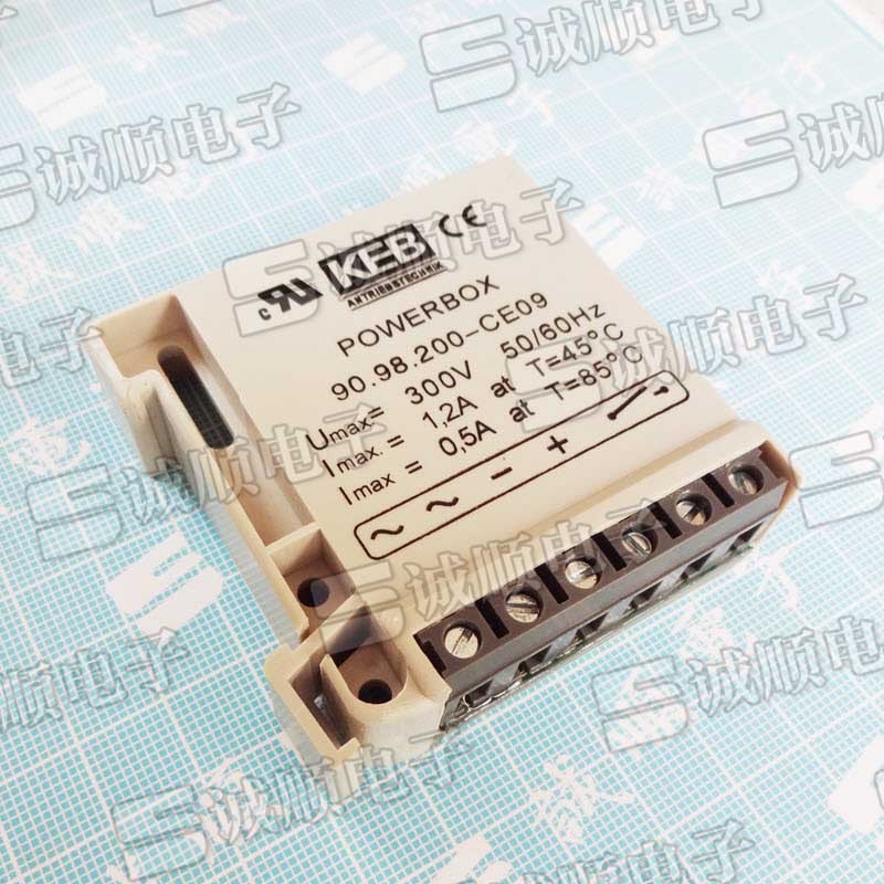 สต็อกพร้อมใหม่เอี่ยม KEB POWERBOX 90.98.200-CE09 Umax = 300V Imax = 1,2A