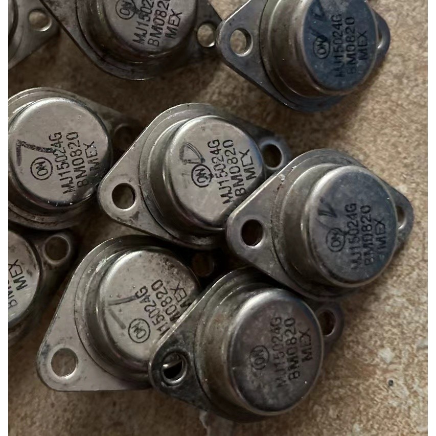 MJ15024 G MJ15025 G เดียวกันจํานวนเสียง Triode Original นําเข้า Disassembly อะไหล่วัด