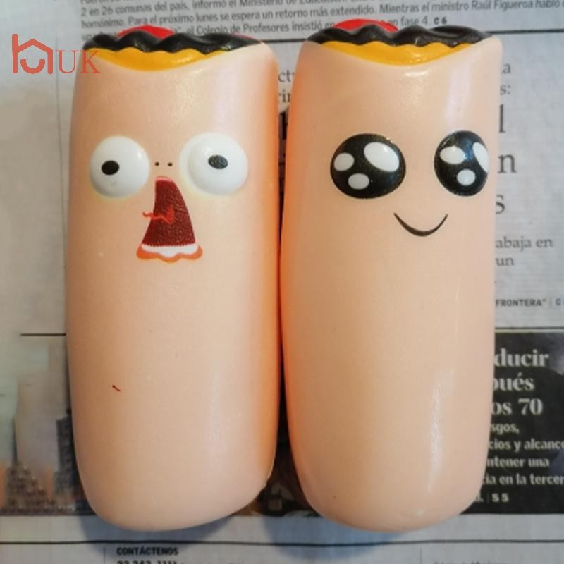 UK Burrito Squishy Doll ของเล่นป้องกันความเครียด Mini Egg Roll ความเครียดบรรเทาบีบของเล่น TH