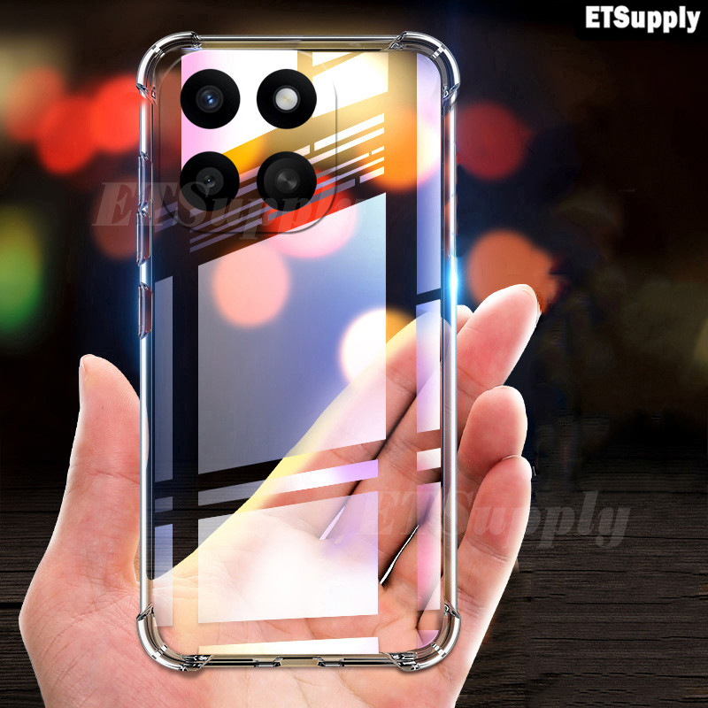 เคสโทรศัพท์ Honor 400 สมาร์ท Honor X7D นุ่มโปร่งใสป้องกันกันกระแทกเกราะปกหลัง Honor X7D Honor 400Sma