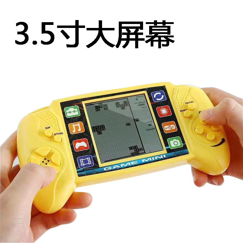 คอนโซลเกมมือถือ.โรงงานของเล่นคอนโซลเกม Tetris หน้าจอขนาดใหญ่นิ้ว20250911