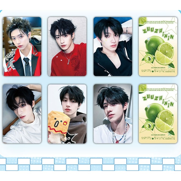 5-6pcs TF Family 3rd TOP Yeah I VS Justin Bieber Lomo การ์ด Zhu Zhixin Zhang Zeyu ภาพถ่ายโปสการ์ด Je